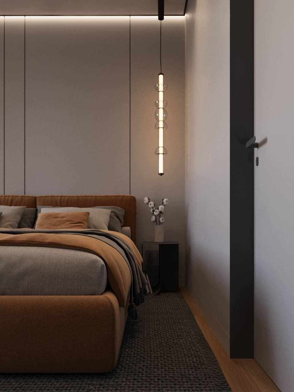 Sophisticated interior design at Blue Waters residence